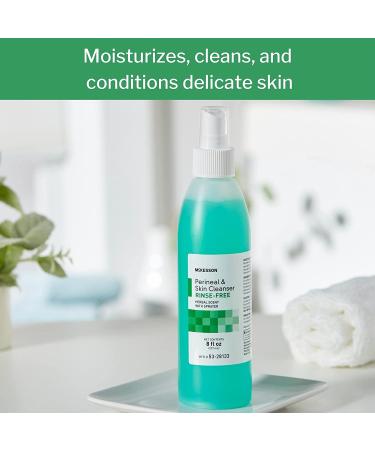McKesson Perineal Skin Cleanser 8 oz - Rinse-Free, Herbal Scent | 1 Count - Buy Online on GoSupps.com