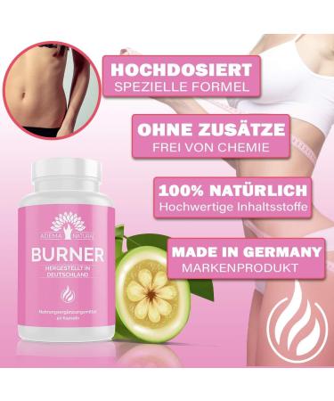 Adema Natural BURNER - High Dose Garcinia Cambogia Extract 50 Capsules | Premium Garcinia Supplement for Weight Loss | Fast International Shipping - Buy Online on GoSupps.com