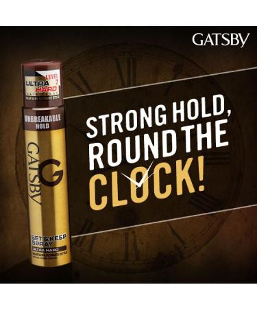 Gat.sby Set & Keep Hair Spray - Ultra Hard 250ml | Quick Drying Long Lasting Hold No Flaking Natural Shine & Easy Wash Off | Contains UV Ray Protector | Hair Spray For Salon Like Finish - Buy Online on GoSupps.com