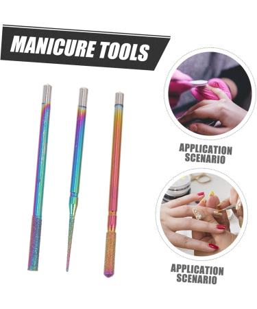 Ipetboom Faux Nails 1 Set Nail Polisher Suite Alloy Tungsten Steel Pedicure Artificial Nails - Buy Online on GoSupps.com