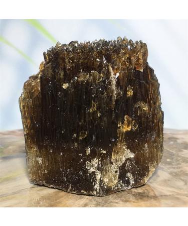 Natural Stone Amber Calcite Crystal Cluster Quartz Specimen raw ore ore gem Room Great Choice for Home Decoration kaixun