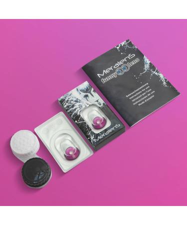 Meralens Anime Arc 3 Violet Crazy Fun Colored Contact Lenses - Annual Purple Lenses for Carnival Cosplay & Halloween - Includes Free Lens Case - Buy Online on GoSupps.com