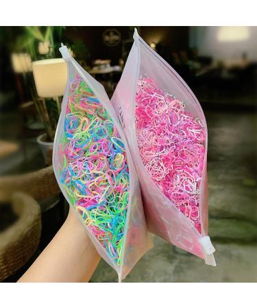 1000 Mini Elastic Hair Ties - Black Rubber Bands for Women & Girls | Perfect for Braids & Daily Hairstyles - Buy Online on GoSupps.com