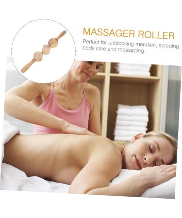 Healeved Wooden Massage Roller Stick - Meridian Muscle Roller Device for Manual Therapy & Relaxation Accessories - Buy Online on GoSupps.com