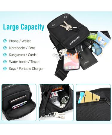 Faneam Tactical Waterproof Men's Leg Bag - Multifunctional Hip Pocket for Motorcycles Hiking & Sports - Large Capacity Black - Buy Online on GoSupps.com