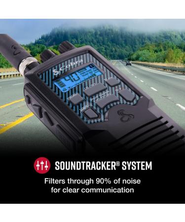 Cobra HH50WXST Handheld CB Radio with NOAA Alerts - 40 Channels, Earphone Jack, 4W Output - Black - Buy Online on GoSupps.com