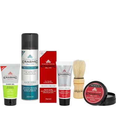 Erasmic Moisturising Aloe Vera Shave Gel 100ml | Smooth Shaving Experience - Buy Online on GoSupps.com