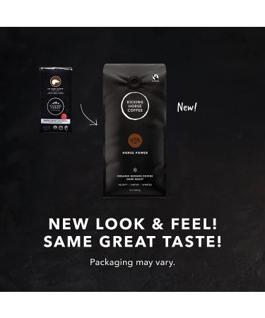 Buy Kicking Horse Coffee 454 Horse Power Dark Roast 10 oz - Organic, Fairtrade, Kosher - Buy Online on GoSupps.com