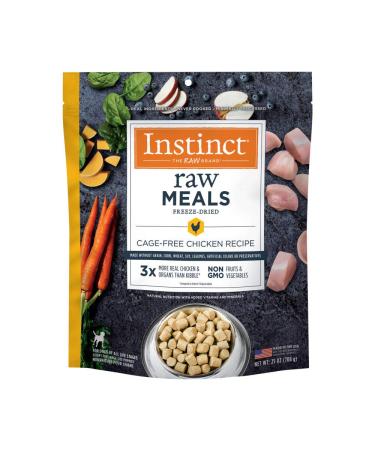 Instinct Freeze Dried Raw Meals Grain Free Recipe Dog Food Chicken 1.56 Pound (Pack of 1) - Buy Online on GoSupps.com