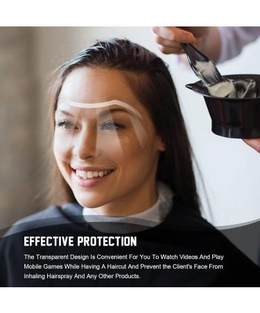 Clear Face Visor for Microblading Makeup Eyelash Extensions - 30 Soft Transparent Shields for Eye Protection & Aftercare - Buy Online on GoSupps.com