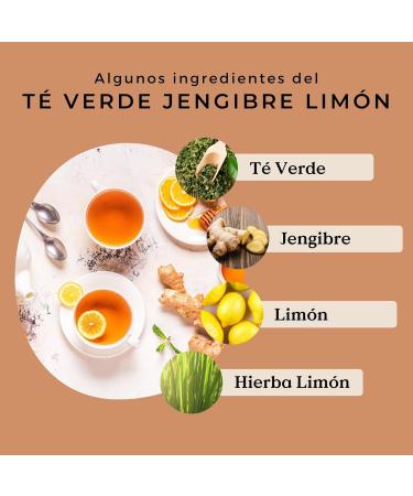 100% Organic Green Tea with Ginger and Lemon 100g (50 cups) | REPLANTTEA Organic Detox Tea | Energizing Antioxidant and Digestive - Buy Online on GoSupps.com