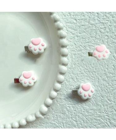 FEIlei 1pc/1pair Mini Cat Paw Shape Hairpin Teens Christmas Ponytail Bangs Hair Clip - Buy Online on GoSupps.com