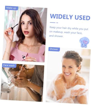 MAGICLULU Microfiber Hair Drying Cap Make up Accessories Makeup Accessories Hijab Shower Caps Plopping Cap Curly Hair Shower Cap Elastic Shower Fast Drying Cap Take a Bath Headband Hat Blue 22.00X19.00X0.80CM - Buy Online on GoSupps.com