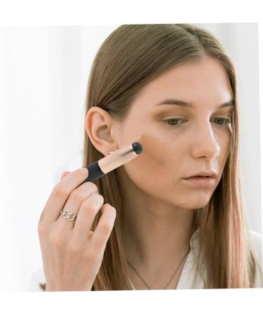 VINTORKY Round Head Silicone Lip Brush Silicone Cosmetics Brush Lip Gloss Brush Portable Concealer Silicone Makeup Applicator Makeup Brush Lip Balm Wood Dust-proof Lip Cream Miss - Buy Online on GoSupps.com