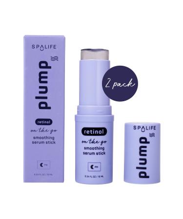 SpaLife Beauty Plump Retinol Smoothing Serum Stick Balm for Face Retinol Face Serum For Plumping Smoothing & Resurfacing Boosts Elasticity Targets Fine Lines & Texture Multipurpose PLUMP SMOOTHING