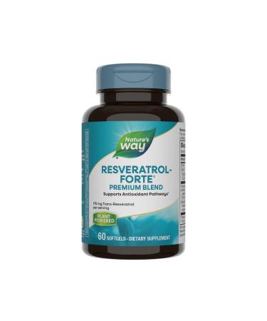Nature's Way Resveratrol-Forte Protects from Free Radicals* 60 Softgels