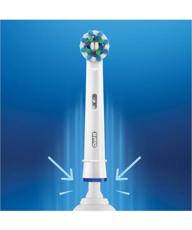 Oral-B CrossAction Electric Toothbrush Replacement Heads - Pack of 5 | Braun Powered - Buy Online on GoSupps.com