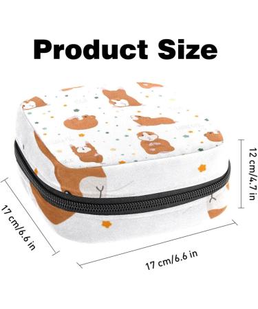 Women's Cute Guinea Pig Zip Pockets - Binding Bags for Tampon & Menstrual Storage | Multi-03 - Buy Online on GoSupps.com