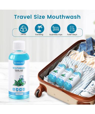 50 pcs Travel Size Mouthwash Bulk 80ml/2.7fl oz Mini Fresh Mint Portable Mouthwash Individual Bottles for Travel Toiletry Kits 2.7 Fl Oz (Pack of 50) - Buy Online on GoSupps.com