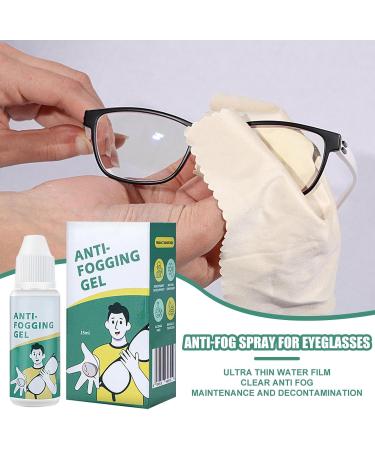 Anti Fog Gel for Glasses 15ml Long Lasting Antifog Lens Gel - Multipurpose Glasses Cleaner Portable Fog Gel for Window Mirrors Home Thaely - Buy Online on GoSupps.com