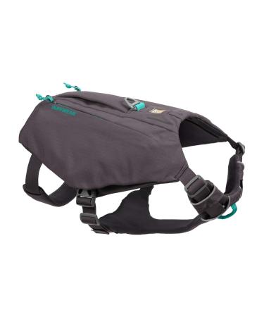 Luffwear dog dishes with bags switchbak all -day comfort with built -in bags for short day trips and everyday activities large to very large dog breeds granite gray