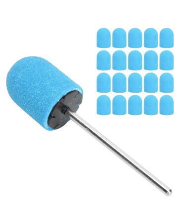 Nail Sanding Band Cap Set Accessory Brown Drill Bit Art Polishing (Blue) - Buy Online on GoSupps.com