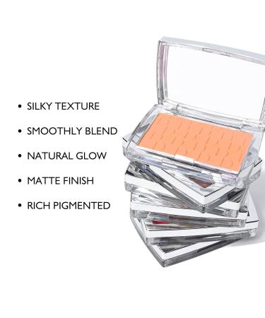 KYDA Powder Blush - Radiant Glow Blendable Coral Face Blusher | Long-Lasting Moisturizing Ultra-Fine Lightweight Formula for All Skin Types - Buy Online on GoSupps.com