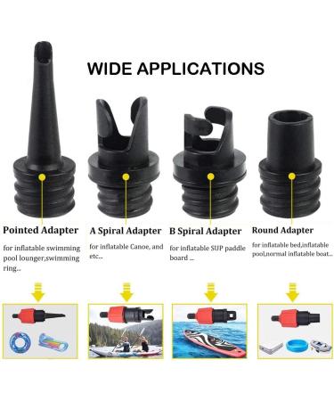 Alon Inflatable SUP Pump Adaptor - Multi-Valve Attachment Converter with 4 Nozzles for Boat, Paddle Board, Bed, Etc - Buy Online on GoSupps.com