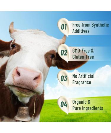 Beef Tallow for Skin Tallow Face Moisturizer Grass Fed Organic Whipped Tallow Balm Unscented Tallow Cream for Face & Body All-Natural Care for Dry Skin - Buy Online on GoSupps.com