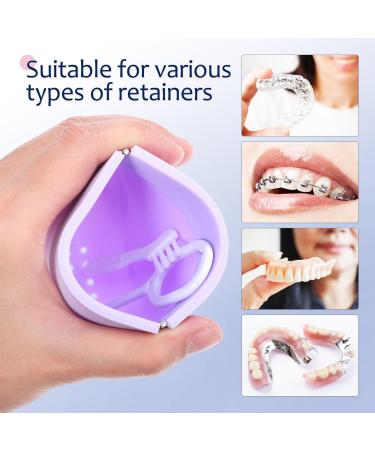 JECOMPRIS Silicone Retainer Case | 4-Part Slim Aligner Etui with Ventilation Holes | Cute & Easy Travel Storage for Retainers - Buy Online on GoSupps.com