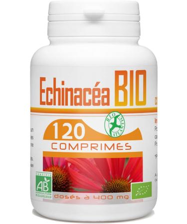 Organic Echinacea - 400 mg -120 tablets - Buy Online on GoSupps.com