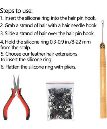 Feather Hair Extension Feather for Hair Extensions Synthetic Long Colored Overhead Strands of Hair Accessories Rainbow Hairpiece for Women Synthetic Feathers Hair Extension Set (Color : 4 Size : 16 16inch 40cm 4 - Buy Online on GoSupps.com