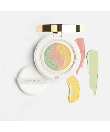 Mirenesse 10 Collagen Tone Correcting Primer Cushion Custom Liquid Color with Japanese serum Skin rejuvenating Cruelty free