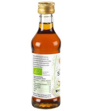 Organic Sesame Oil - Bamboo Garden - Pack of 3 (3 x 100ml) - International Shipping Available - Buy Online on GoSupps.com