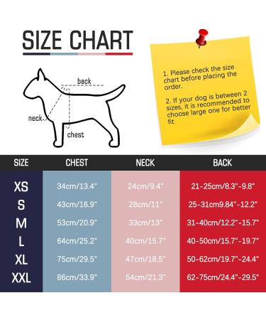 Kuoser Dog Surgery Recovery Shirt | Protective Vest for Dogs & Cats | Prevent Licking & Aid Wound Healing - Buy Online on GoSupps.com