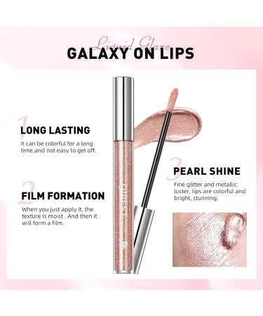 Diamonds Pearl Dual-use Liquid Lip Gloss 6 Colors - Buy Online on GoSupps.com