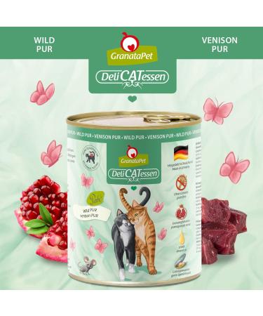 Granapet Delicatessen Wild Cat Food - High Meat Grain-Free No Sugar Additives 6 x 800g Pack - Buy Online on GoSupps.com