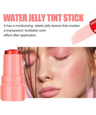 4PCS Jelly Blush Stick Set Milk Jelly Tint Blush Lip Stick Long Lasting Milk Jelly Blush Stick-1 000+ Swipes Per Stick Watercolor Finish Build Long Lasting Moisturizing Bar - Buy Online on GoSupps.com