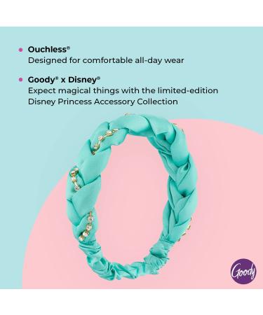 GOODY Ouchless Braided Headband - Disney Princess Jasmine - Comfort Fit for All - Stylish & Pain-Free Hair Accessory for All Ages - Buy Online on GoSupps.com