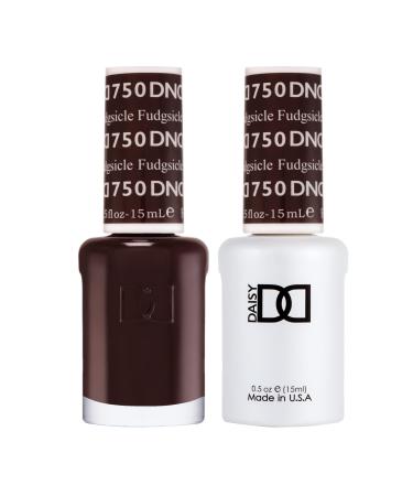 DND Gel Polish Set Brown Collection UV/LED GelPolish and Air Dry Nail Lacquer Matching Chip-Free Polish Duo 0.5 Fl Oz Each Fudgsicle