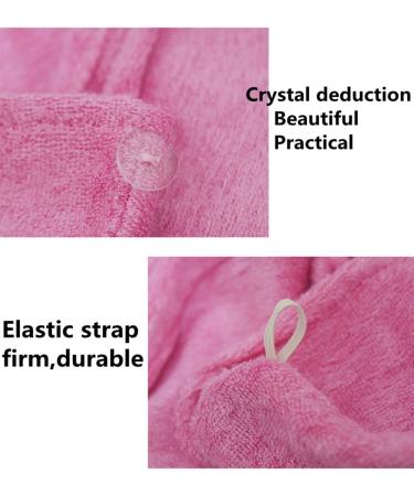 Happyit 1PC Bamboo Fiber Soft Head Towel - Ultra Absorbent Hair Drying Hat for Women & Girls (Blue) - High Quality Bathroom Shower Accessory - Buy Online on GoSupps.com