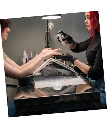 Zerodeko Diamond Decor Candy Jar Nail Art Accessories Glass Nail Dish with Lid Acrylic Nail Tools Nail Dish Cup Manicure Nail Dish Dappen Dish Glass Nail Cup Glass Jar Wedding 1 - Buy Online on GoSupps.com