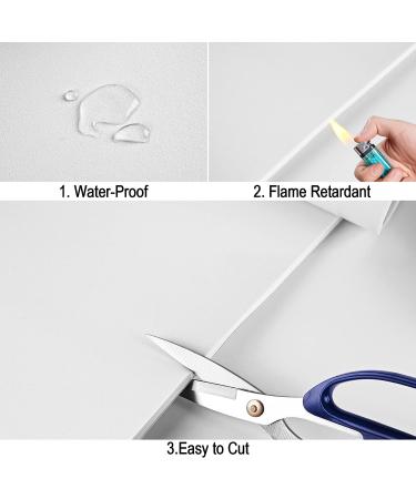 Neoprene Sponge Rubber Foam Sheet w/ Adhesive Backing - 12x60x1/8 White Foam Roll for Soundproofing, Cosplay, DIY - Gaskets, Crafts - Buy Online on GoSupps.com
