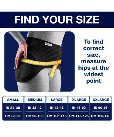 TYTEX XL SafeHip Active Hip Protector Belt for Elderly - 46-50 Black - Buy Online on GoSupps.com