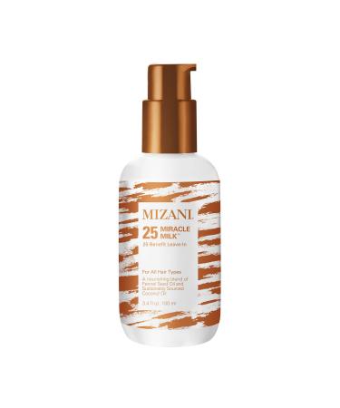 MIZANI 25 Miracle Milk Leave-In Conditioner, Moisturizing Detangler Spray, for Frizzy & Curly Hair 3.4 Fl Oz (Pack of 1)