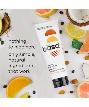 Basd Organic Body Lotion - Indulgent Cr me Brulee | Vegan & Hypoallergenic 8 oz (240 mL) - Buy Online on GoSupps.com