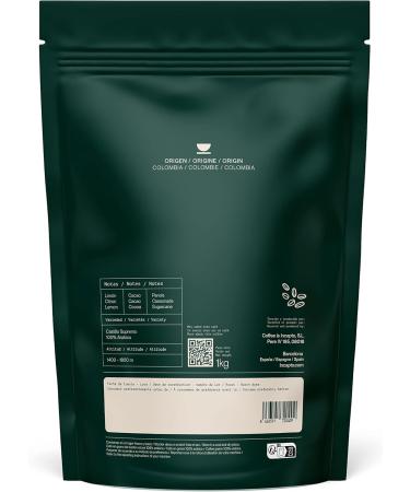 Incapto Specialty Coffee Beans | Origin Colombia | 100% Arabica | Specialty Coffee 84 SCA points | Artisanal Roasting | Domaine Huila Cadefihuila | 1kg Pack - Buy Online on GoSupps.com