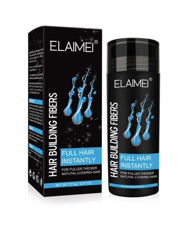 Hairline powder Hair fiber natural hair fiber Apply to men women Get thick hair Conceals Hair Loss (Dark Brown)
