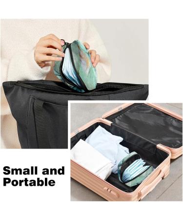 Abstract Marble Sanitary Napkin Storage Bag, Menstrual Cup Pouch | Multicoloured 05 - Buy Online on GoSupps.com