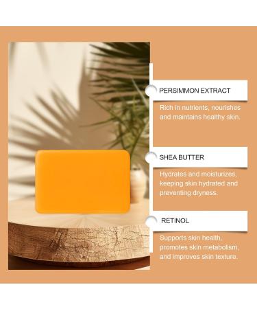  Nuvilo Persimmon Body Odour Soap - Natural Deodorant for Seniors - Gentle and Moisturizing Cleansing for Underarms Feet and Private Areas - 4 Pack - Does Not Dry Out - Buy Online on GoSupps.com
